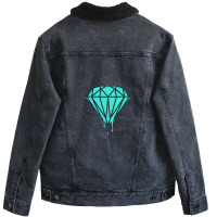 Drippin' Diamond 1 Unisex Sherpa-lined Denim Jacket | Artistshot