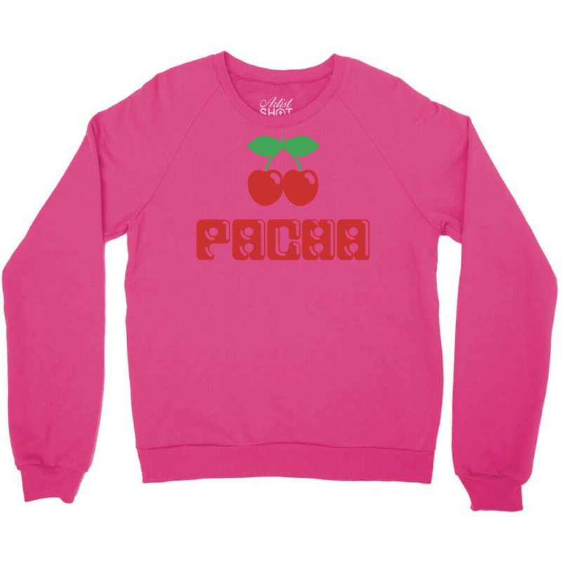 Pacha Nightclub Cherries Clubbing Club Concert Gig Rave Party Ibiza Dj Crewneck Sweatshirt | Artistshot