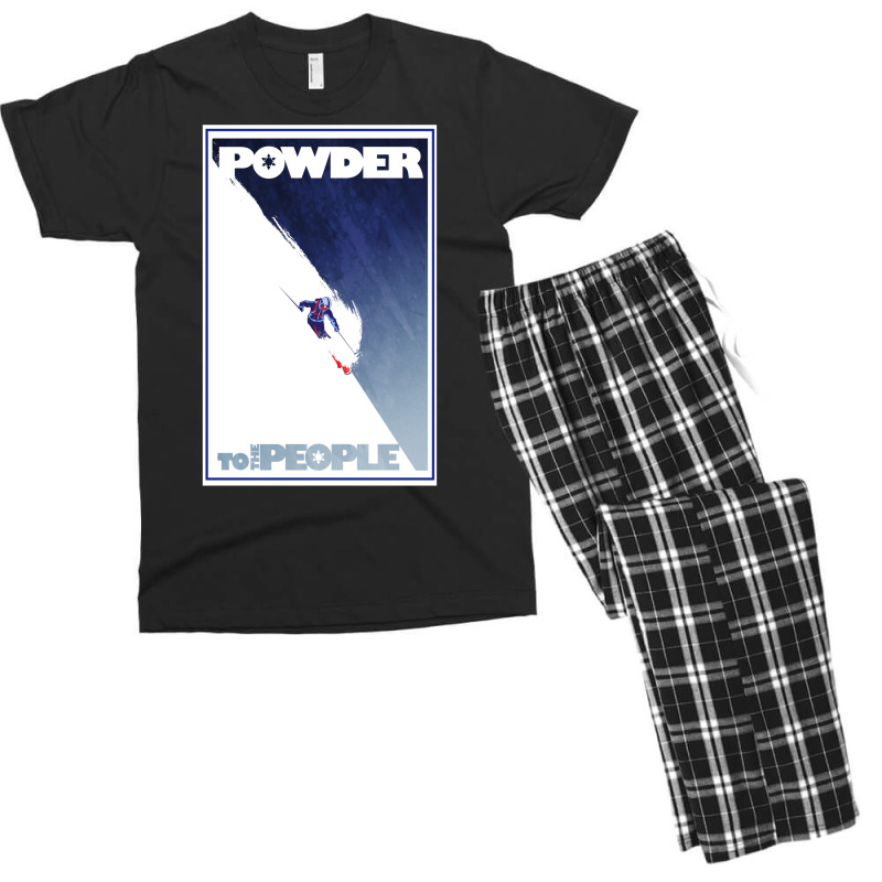 Powder To The People 15 Men's T-shirt Pajama Set by itxasdabyf | Artistshot