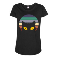 Artistshot Trending Cat Angry Animals Cat Lover Cats Cute Funny Kitty Maternity Scoop Neck T-shirt | Artistshot