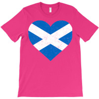 Scotland Flag Shirt Heart   Scottish Shirt T-shirt | Artistshot