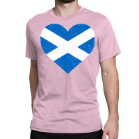 Scotland Flag Shirt Heart   Scottish Shirt Classic T-shirt | Artistshot