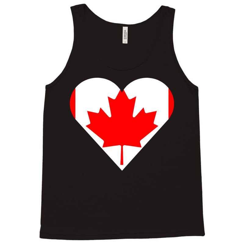 Artistshot Hot Trend Flag Banner Canada Heart International Love Frede Tank Top by brumfieldportillo7vlpq8 | Artistshot