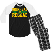 Skinhead Reggae Men's 3/4 Sleeve Pajama Set | Artistshot