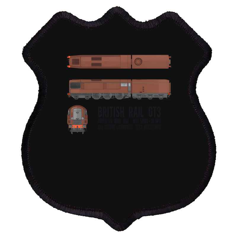 Artistshot Trending 1960s Blueprints Infographic Schematics Railfan Tr Shield Patch | Artistshot