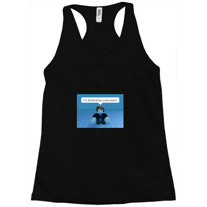 I'm Meditating Underwater 1 Racerback Tank by PenelopeSmith | Artistshot