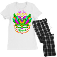 Let The Funny Shenanigans Begin Mardi Gras Festival Parade T Shirt Women's Pajamas Set | Artistshot