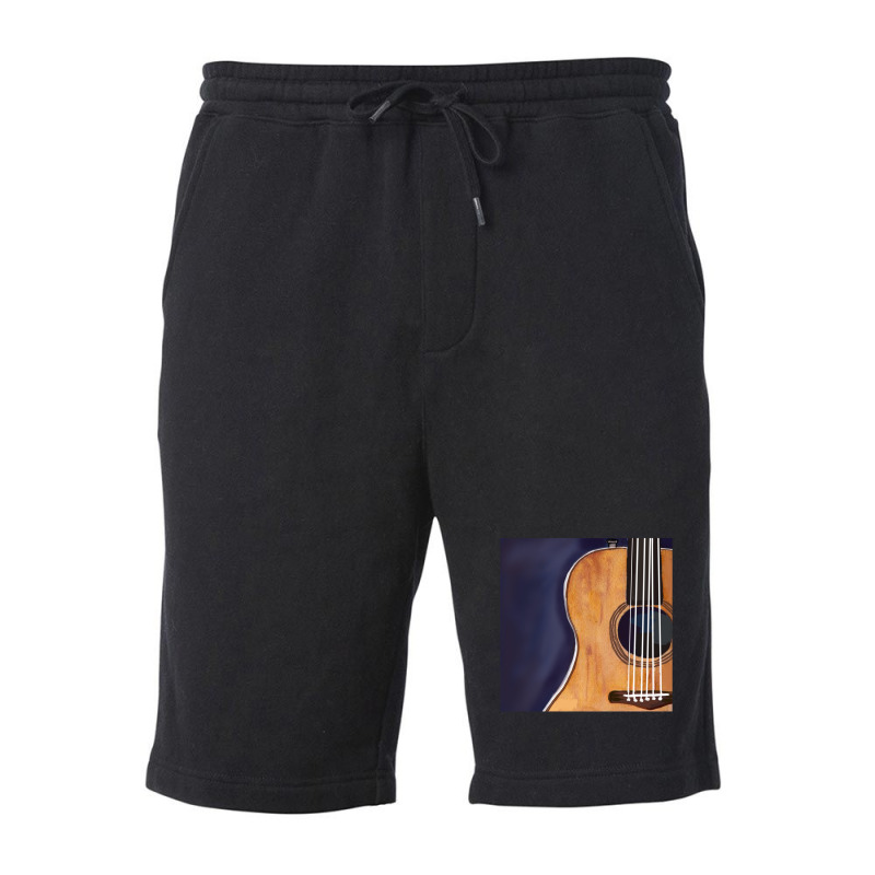 Strings To My Guitar Fleece Short by PhillipVickers | Artistshot