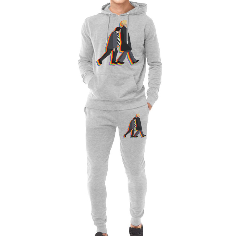 Simon & Garfunkel Vintage Rainbow Hoodie & Jogger Set | Artistshot