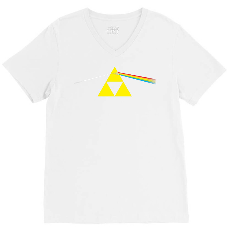 The Dark Side Of The Triforce V-neck Tee | Artistshot