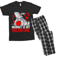 Sorry Ladies Mommy Is My Valentine Bearded Dragon Rescue Men's T-shirt Pajama Set | Artistshot