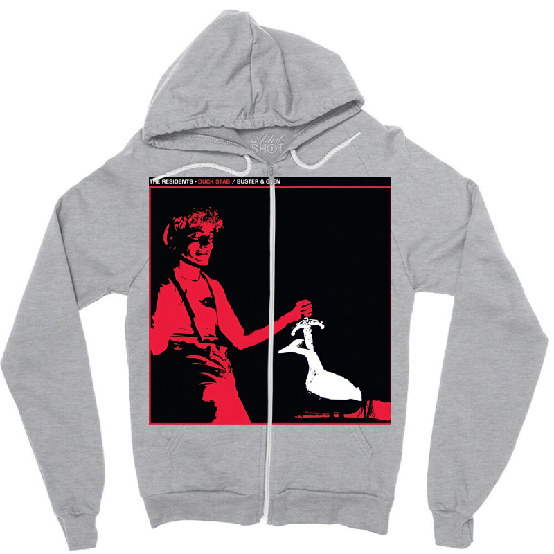 The Residents   Duck Stab!  Buster And Glen (1978) Zipper Hoodie | Artistshot