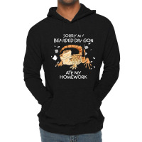 Sorry My Bearded Dragon Ate My Homework 1 Lightweight Hoodie | Artistshot