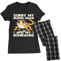 Sorry My Bearded Dragon Ate My Homework 3 Women's Pajamas Set | Artistshot