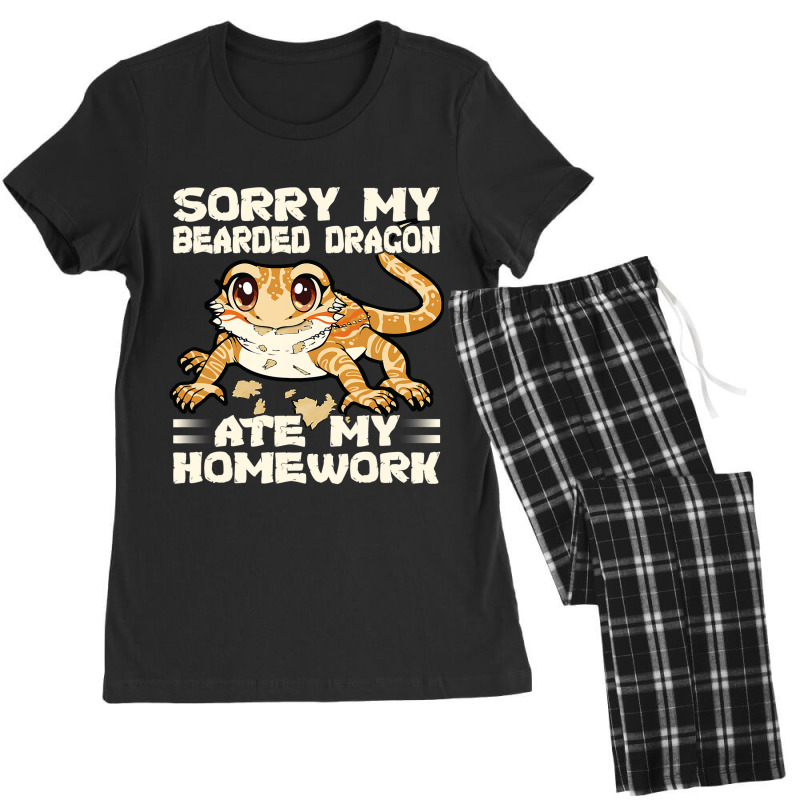 Sorry My Bearded Dragon Ate My Homework 3 Women's Pajamas Set by AURRADILLARD | Artistshot