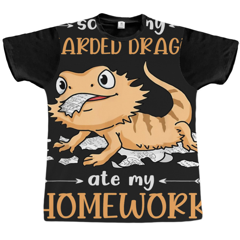 Sorry My Bearded Dragon Ate My Homework 31 Graphic T-shirt by AURRADILLARD | Artistshot