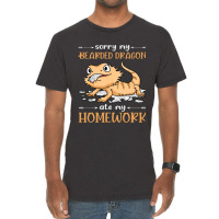 Sorry My Bearded Dragon Ate My Homework 31 Vintage T-shirt | Artistshot