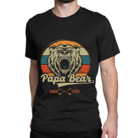 Papabear Papa Bear With Baby Daddy Dad Fathers Day Outfit 2 Classic T-shirt | Artistshot