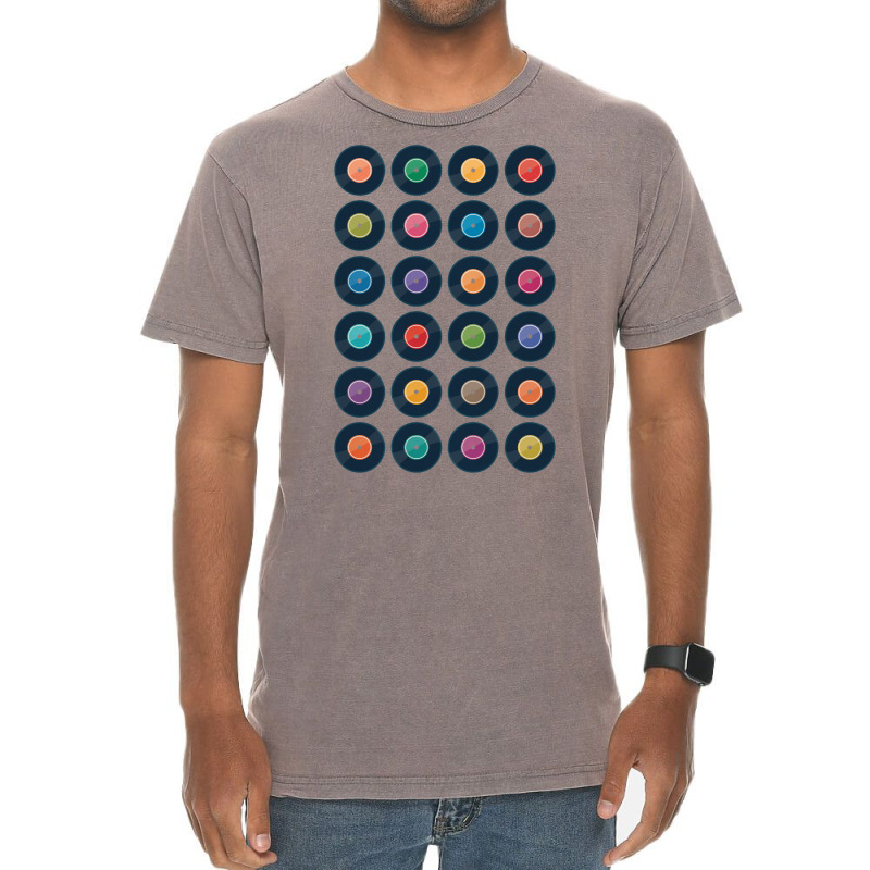 Vinyl Record Collection Vintage T-shirt | Artistshot