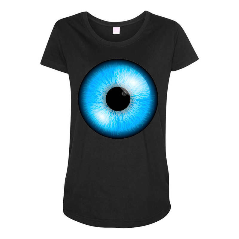 Artistshot Limited Edition Blue Eye Anger Angry Beach Blue Blue Eyes E Maternity Scoop Neck T-shirt by lykhongduong9enev3 | Artistshot