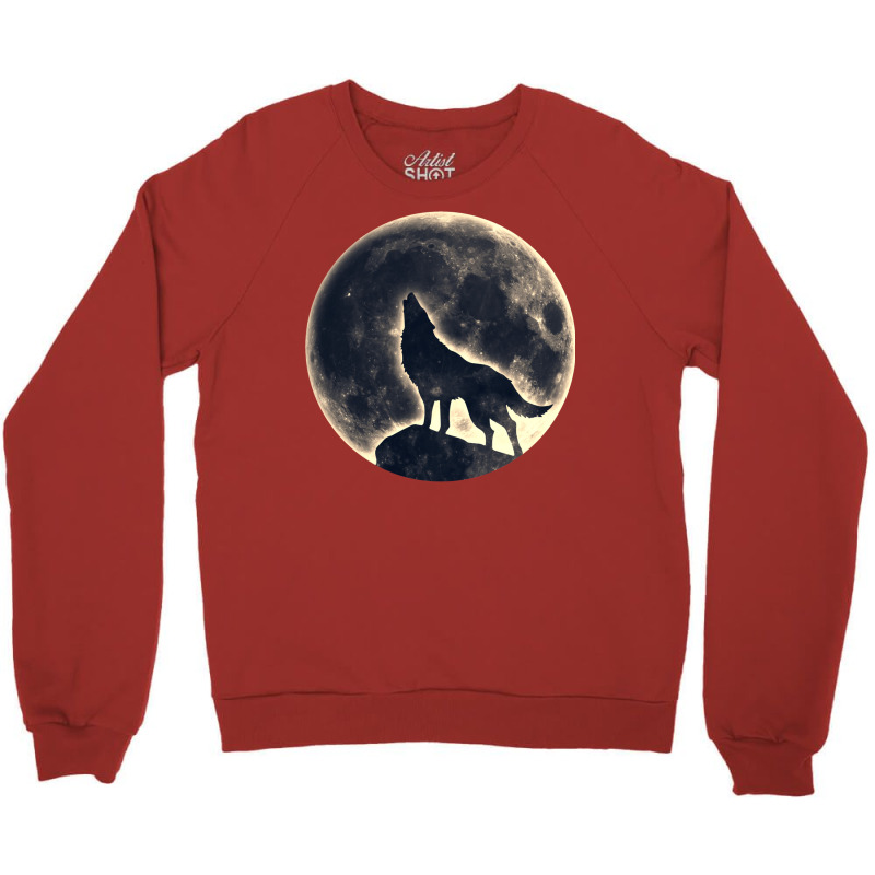 Wolf Crewneck Sweatshirt | Artistshot