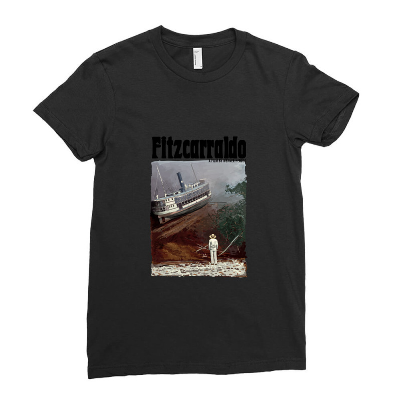 Fitzcarraldo Illustration Ladies Fitted T-shirt | Artistshot