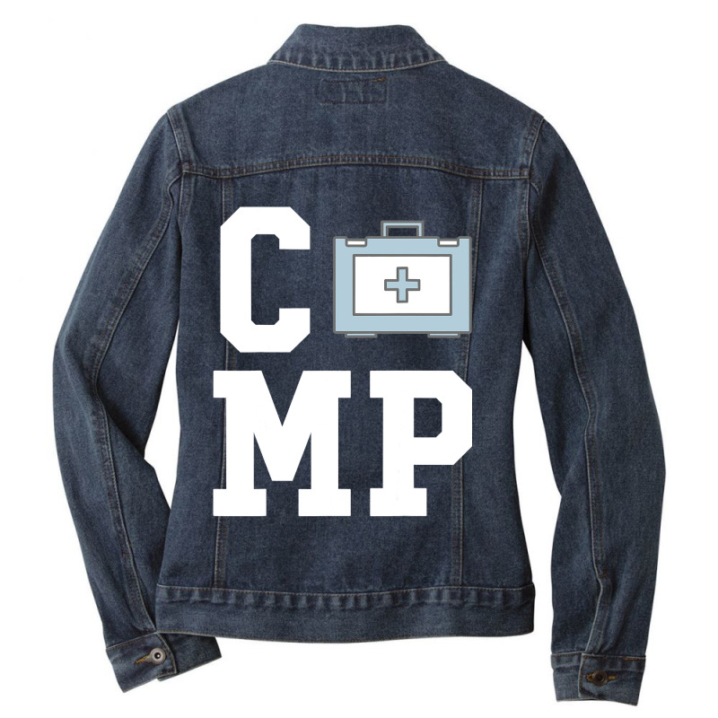 Camp First Aid Kit  Camping Ladies Denim Jacket by KimberleeWilson786 | Artistshot