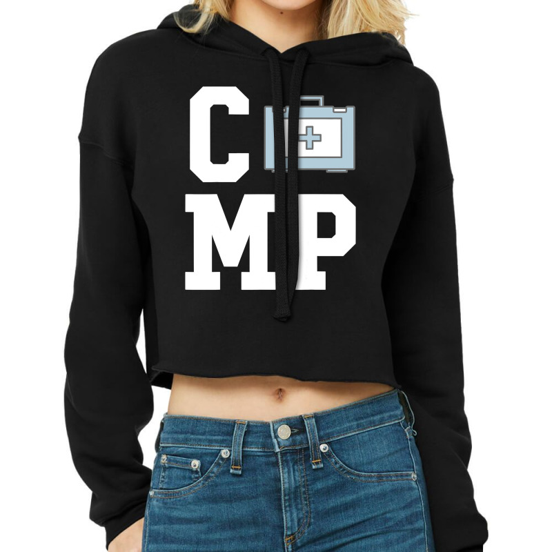 Camp First Aid Kit  Camping Cropped Hoodie by KimberleeWilson786 | Artistshot