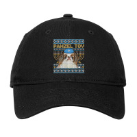 Pawzel Tov Jewish Japanese Chin Dog Funny Hanukkah T Shirt Adjustable Cap | Artistshot