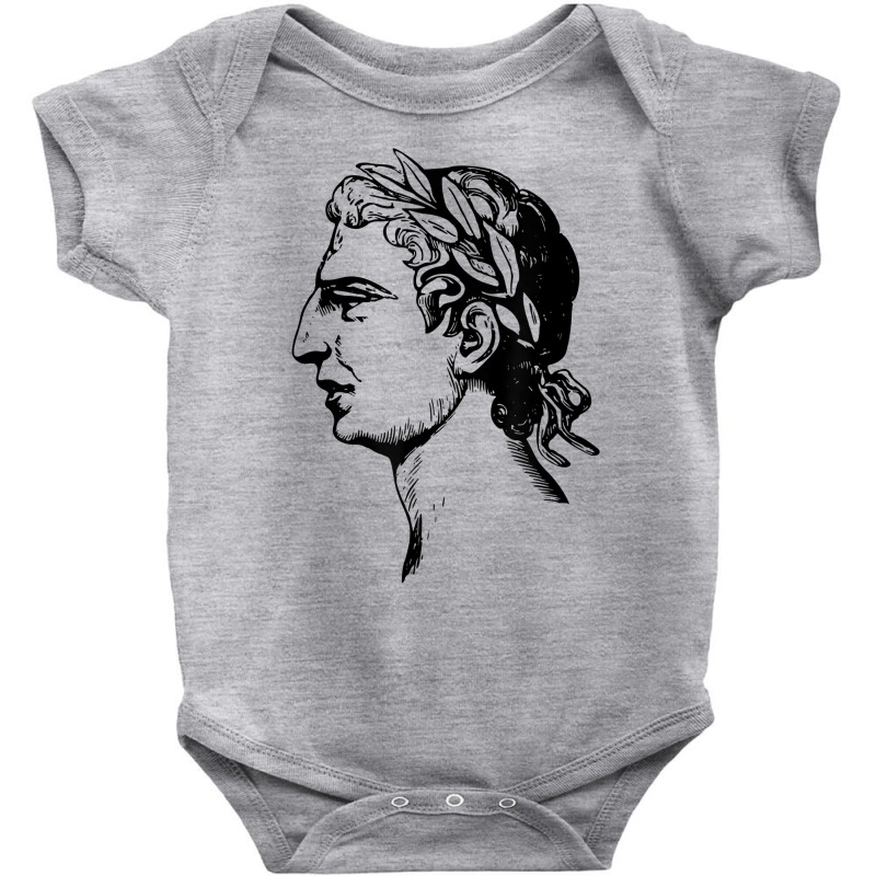 Roman Man With Laurel Wreath Headress T Shirt Baby Bodysuit by angellacz6cstu | Artistshot