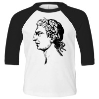 Roman Man With Laurel Wreath Headress T Shirt Toddler 3/4 Sleeve Tee | Artistshot