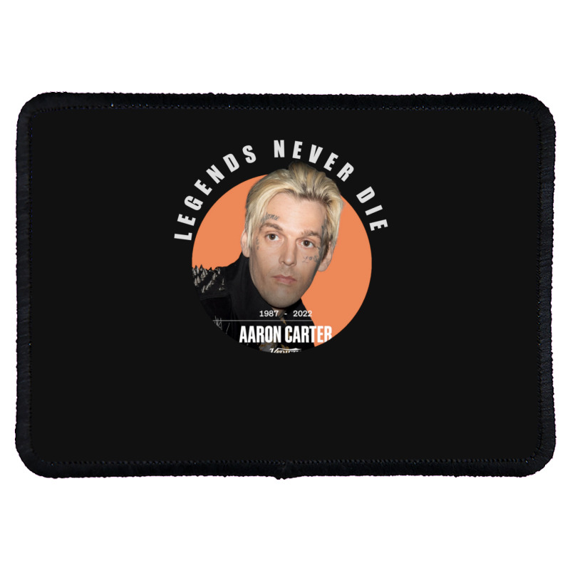 Rip Aaron Carter 1 Rectangle Patch | Artistshot