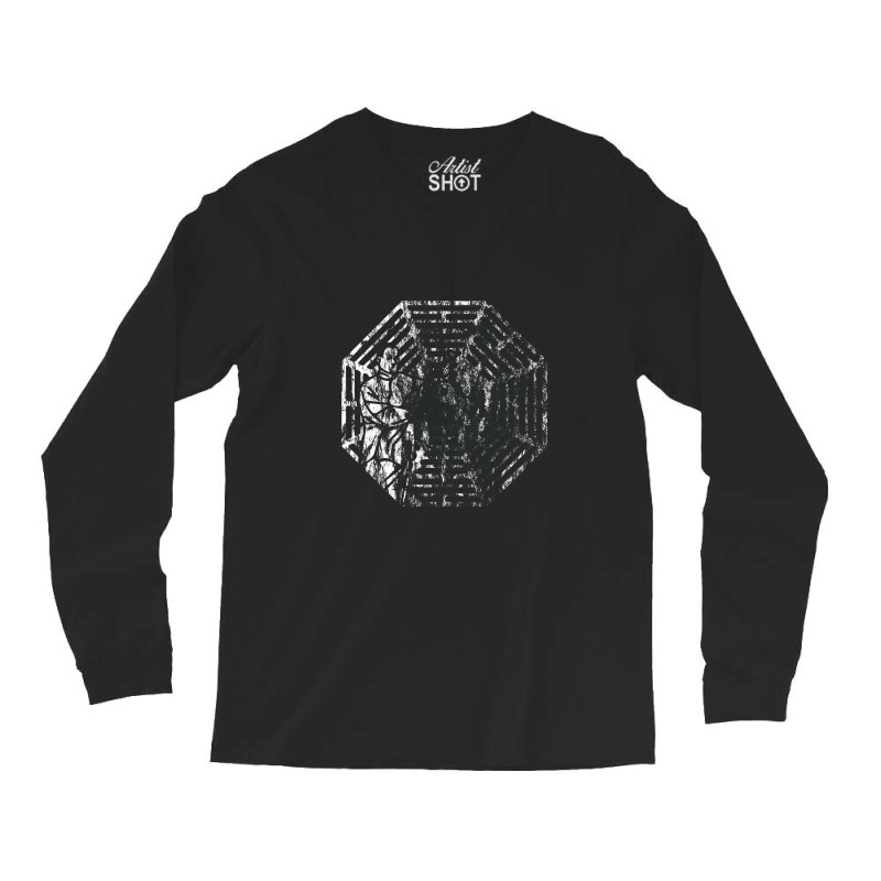 Bagua (distressed) Long Sleeve Shirts by kumkunari | Artistshot