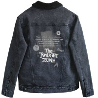 Twilight Zone Monologue T Shirt Unisex Sherpa-lined Denim Jacket | Artistshot