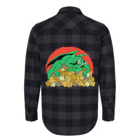 Strong Dragon Protects Dices For Player Flannel Shirt | Artistshot