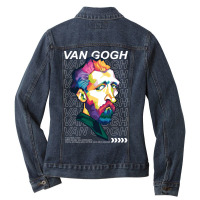 Van Gogh Quotes Ladies Denim Jacket | Artistshot