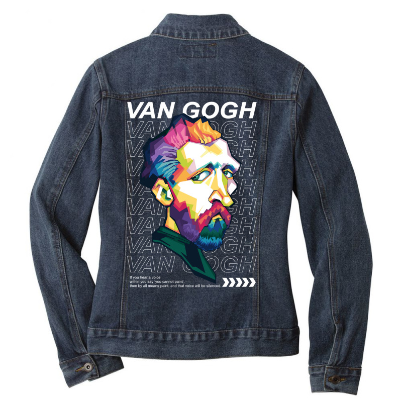 Van Gogh Quotes Ladies Denim Jacket by SPLCHR | Artistshot