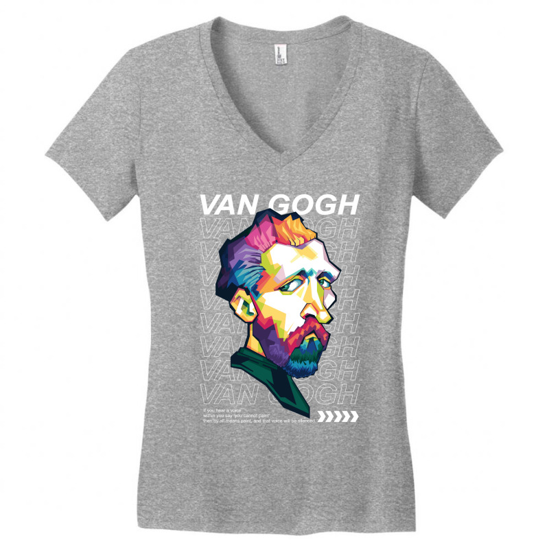 Van Gogh Quotes Women's V-Neck T-Shirt by SPLCHR | Artistshot