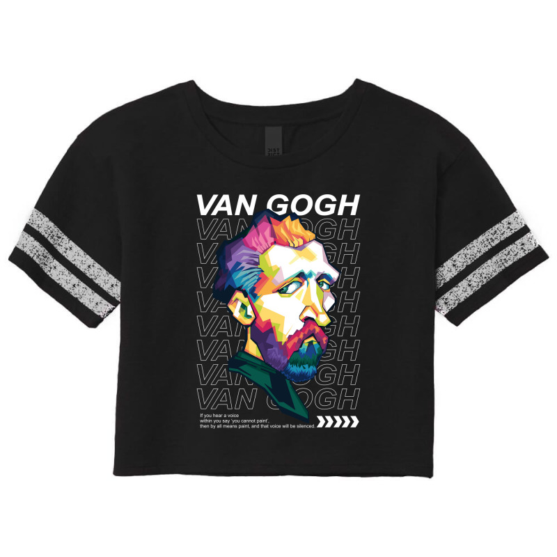 Van Gogh Quotes Scorecard Crop Tee by SPLCHR | Artistshot