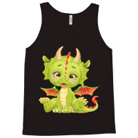 Sugar Cute Baby Dragon Green Dragon 1 Tank Top | Artistshot