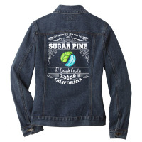 Sugar Pine State Park California Ladies Denim Jacket | Artistshot