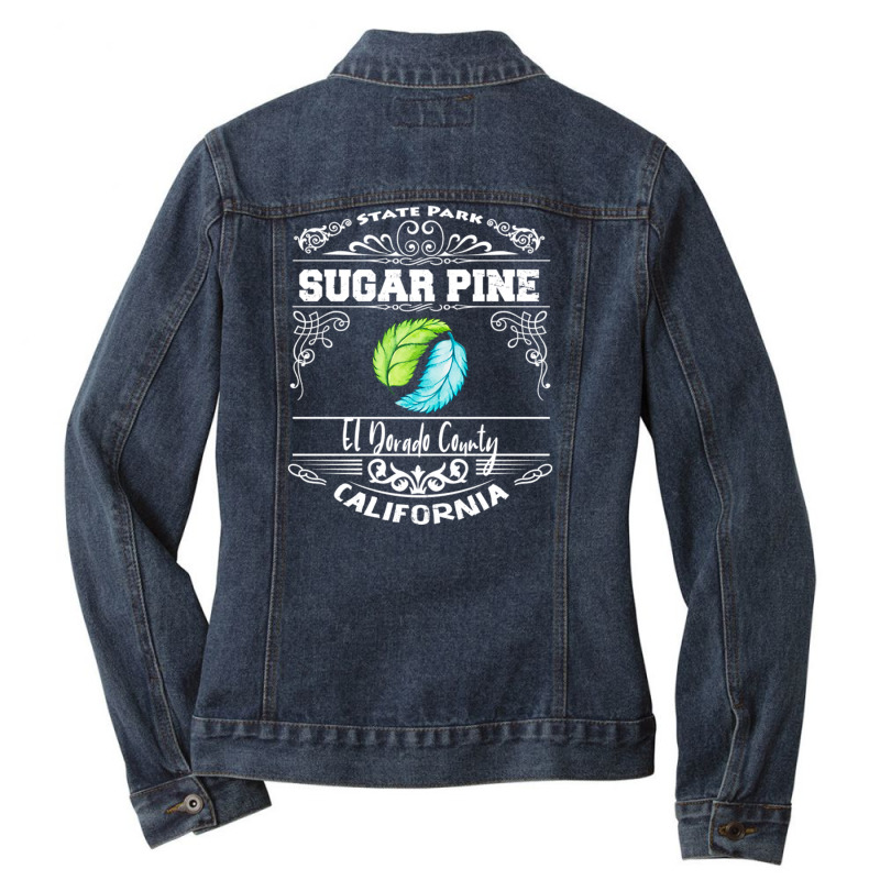 Sugar Pine State Park California Ladies Denim Jacket by Atep | Artistshot