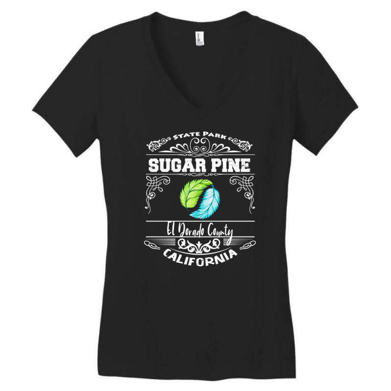 Sugar Pine State Park California Women's V-Neck T-Shirt by Atep | Artistshot