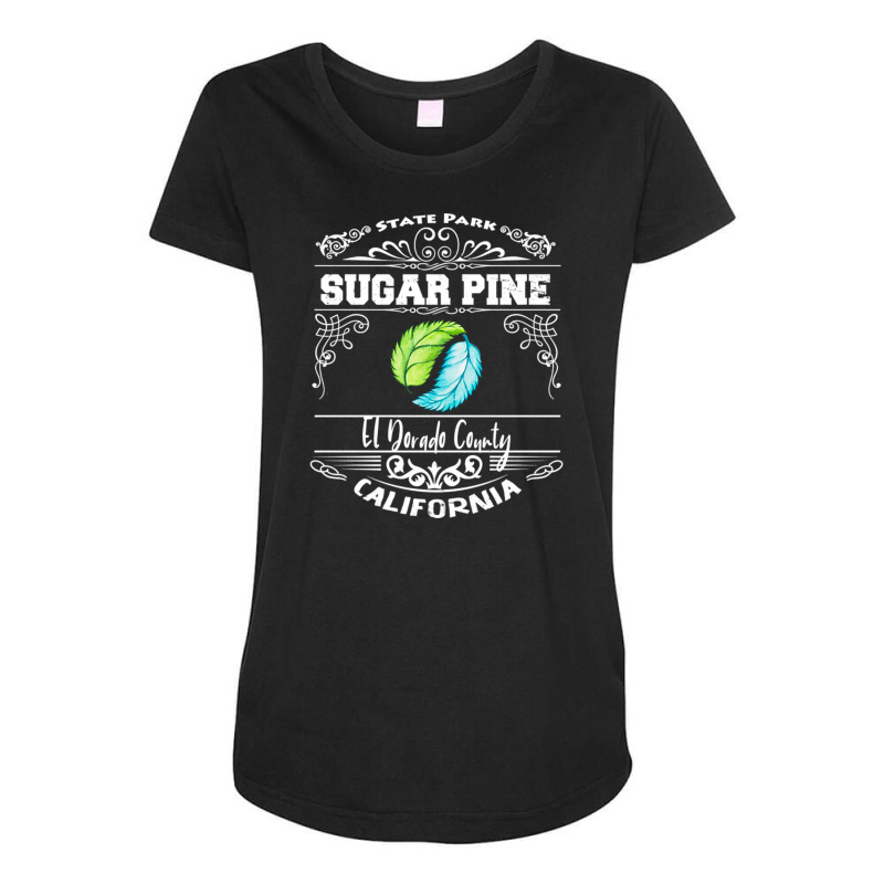 Sugar Pine State Park California Maternity Scoop Neck T-shirt by Atep | Artistshot