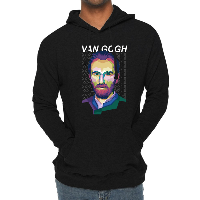 Van Gogh Pop Art Wpap Lightweight Hoodie | Artistshot