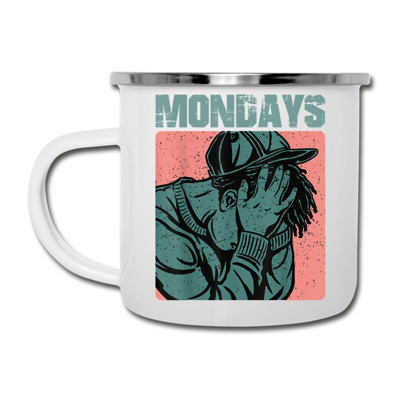 Vintage Aesthetic Graphic Design I Hate Mondays T Shirt Camper Cup | Artistshot