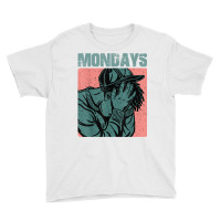 Vintage Aesthetic Graphic Design I Hate Mondays T Shirt Youth Tee | Artistshot