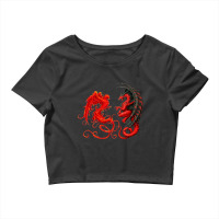 Phoenix Dragon Heart Lover Crop Top | Artistshot