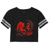 Phoenix Dragon Heart Lover Scorecard Crop Tee | Artistshot