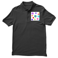 Different Colours And Sizes Circles On White Paper Men's Polo Shirt | Artistshot